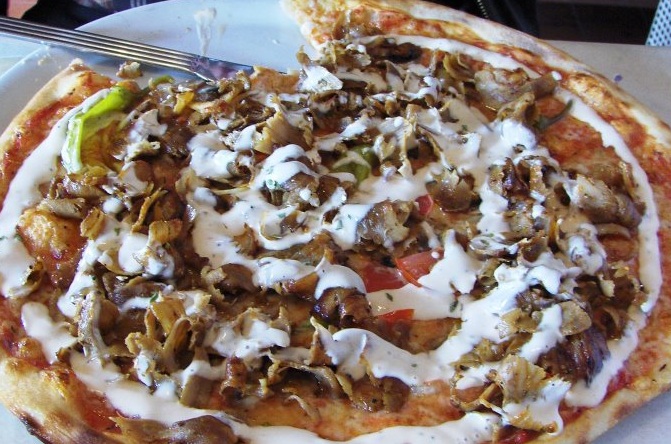 Swedish Kebab Pizza