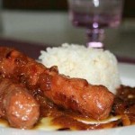 salchichas-con-salsa-de-cebolla