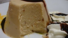 flan de turron