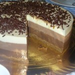 Tarta 3 chocolates