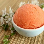 sorbete de naranja