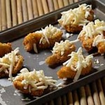 setas empanadas gratinadas