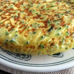 tortilla de patatas y calabacin