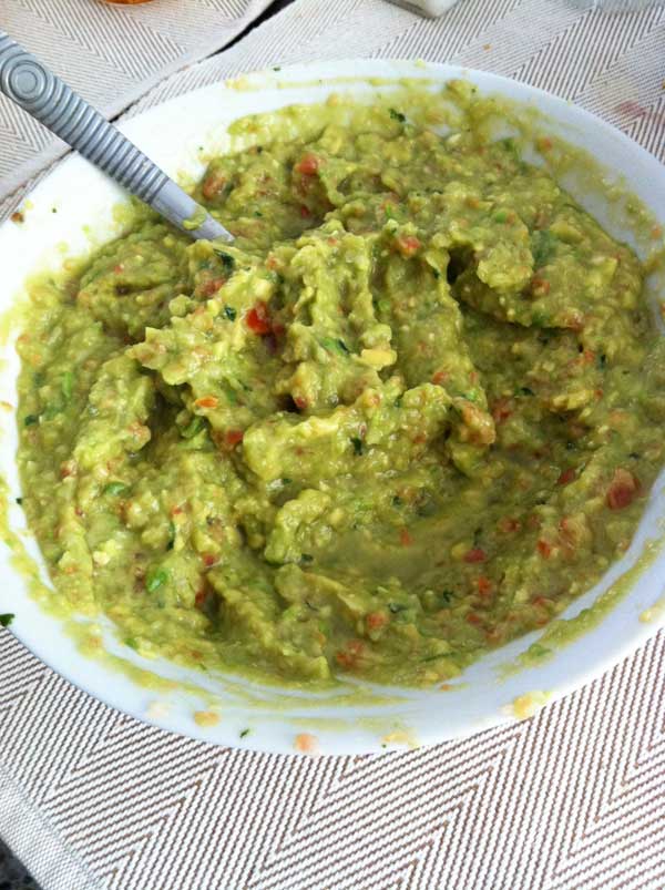 Guacamole casero Receta fácil paso a paso
